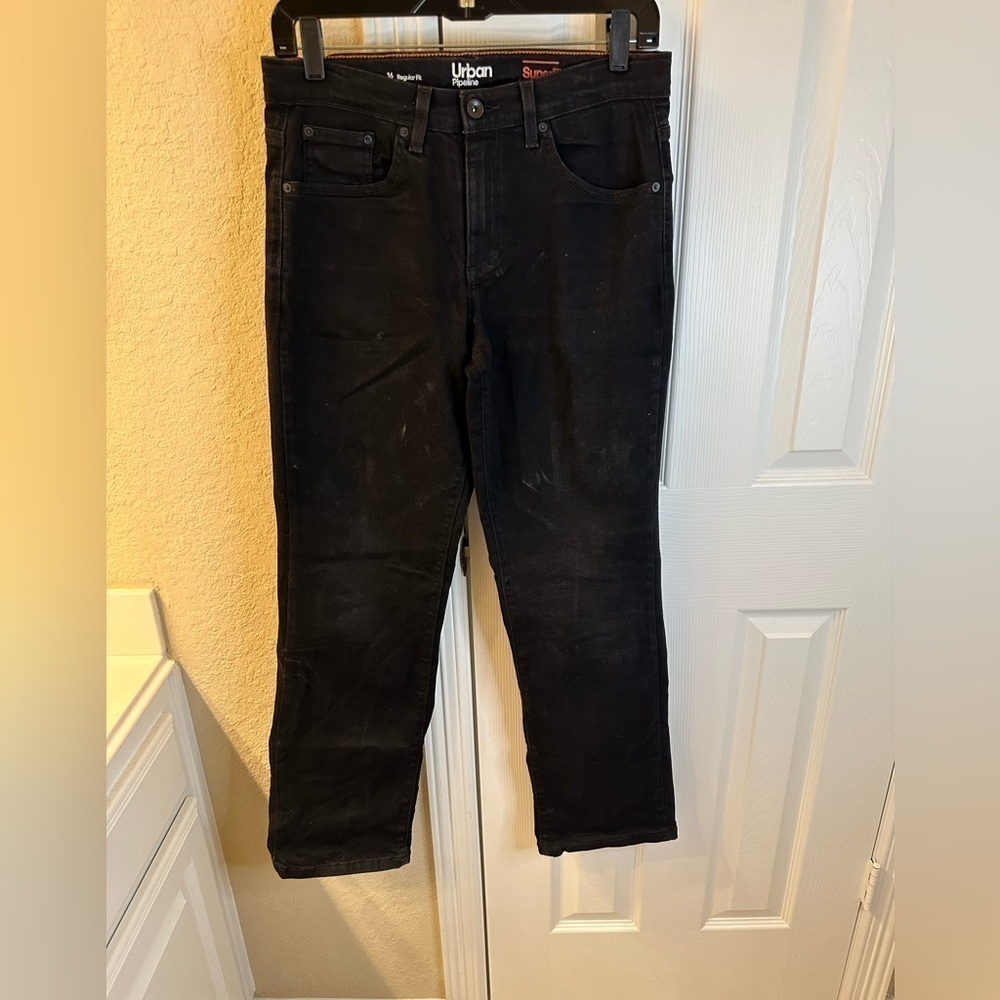 💜3/$15 URBAN pipeline black jeans size 16